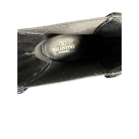 Valentino Garavani NIB M-Way Rock Stud Beatle Boots in Black Size 40 - Picture 10 of 15